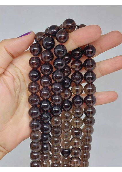 Dumanlı Kuvars Taşı Dizi 11MM (53354)