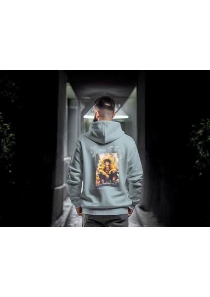 Baskılı Kapşonlu Sweatshırt