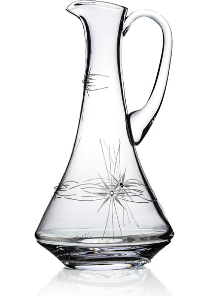 Pudgy 31 Parça 6 Kişilik Bardak Çeyiz Seti Dik Karaflı Mira Desenli modelleri