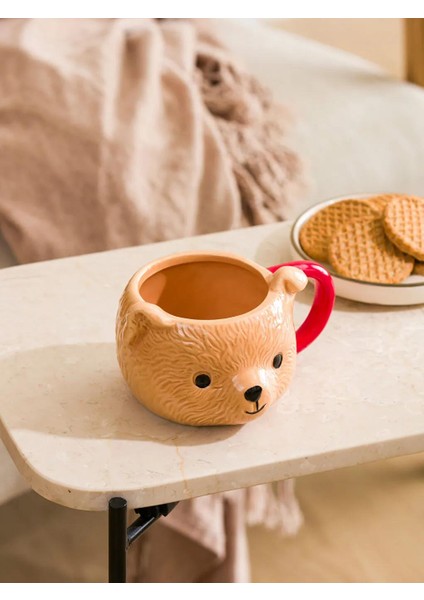 Lcw Home Karışık Baskılı Ayıcık Figürlü Seramik Kupa