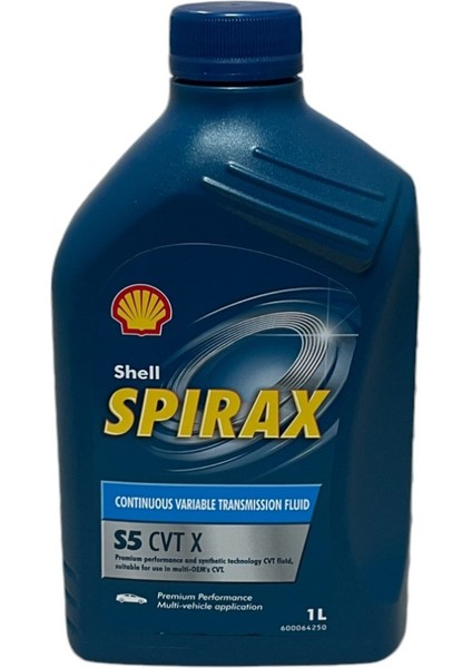 Spirax S5 Cvt X Şanzıman Yağı 1 Litre