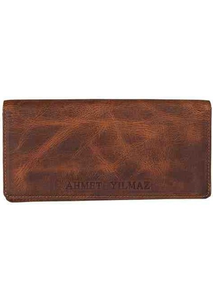 West Polo Kişiye Özel İsimli Telefon Bölmeli Hakiki Deri Cüzdan Paraportföy modelleri