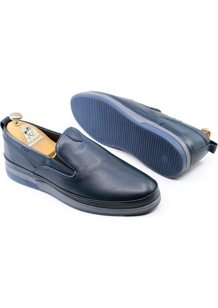 Deri Lacivert Casual Günlük Erkek Ayakkabı 22227 fiyatları