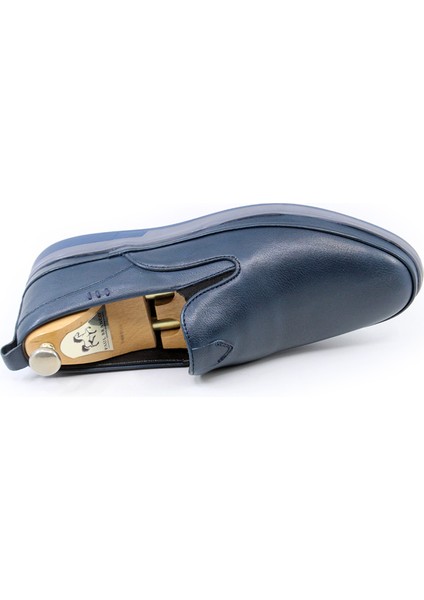Deri Lacivert Casual Günlük Erkek Ayakkabı 22227 fırsatları