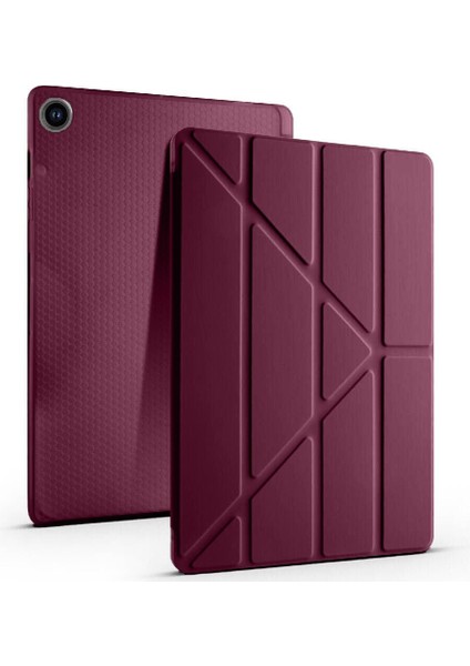 Samsung Galaxy Tab S6 Lite 2024 P620 10.4 Inç Katlanabilir Kalemlikli Standlı Akıllı Kılıf