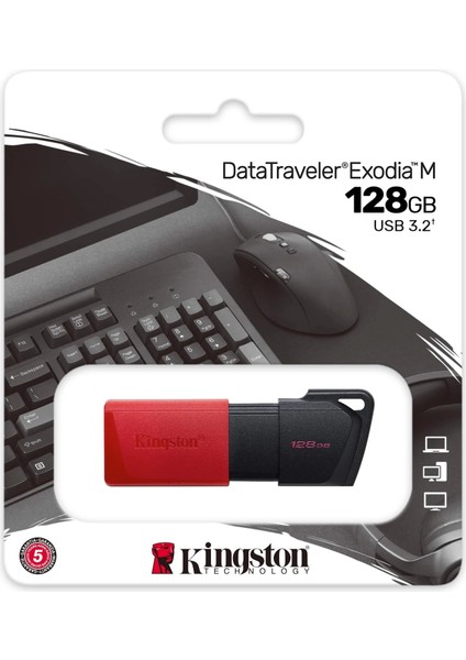 128 GB Kıngston USB Bellek 3.2 Gen 1 Dt Exodıa M DTXM/128GB fiyatları