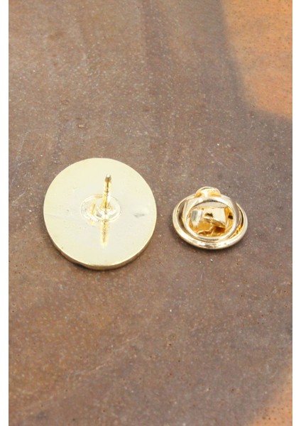 089 500012 Altın Atatürk Silüeti Rozeti Atatürk Yaka Rozeti fiyatları