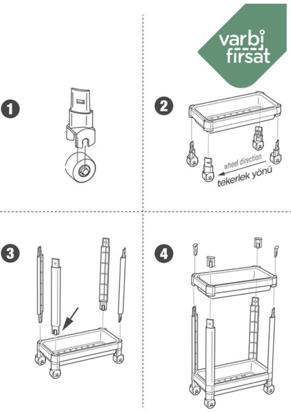 2 katlı tekerlekli düzenleyici mutfak rafı banyo rafı tezgah altı evye altı deterjanlık indirimleri