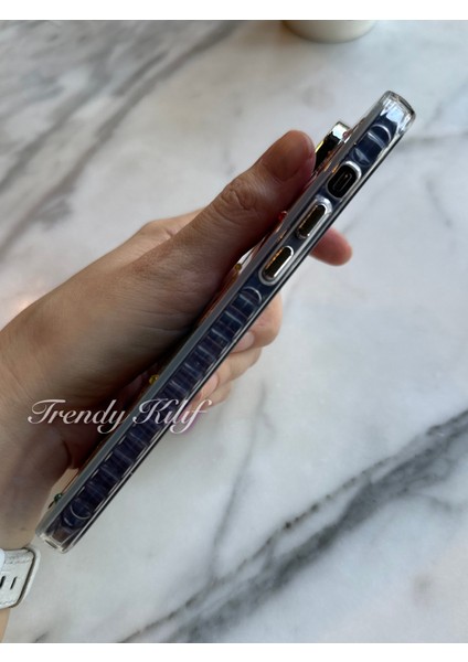 iPhone (12 Pro Max) Uyumlu 3 Boyutlu Mor Çiçekli Kılıf modelleri