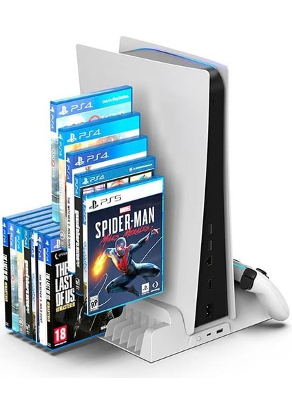 Blackbird Game Center Ps5 Slim Fanlı Stand Şarj Dock