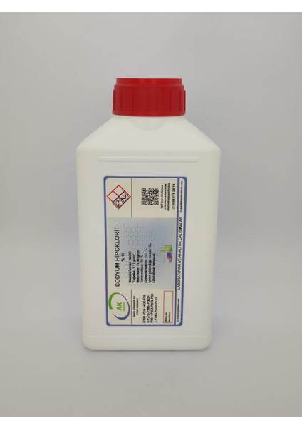 Sodyum Hipoklorit (% 16) Naclo 250 ml