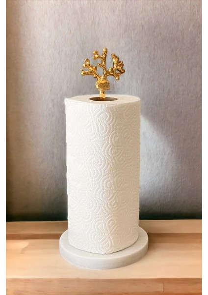 Dekoratifli Doğal Mermer Gold Metal Mercan Rulo Havluluk & Peçetelik modelleri