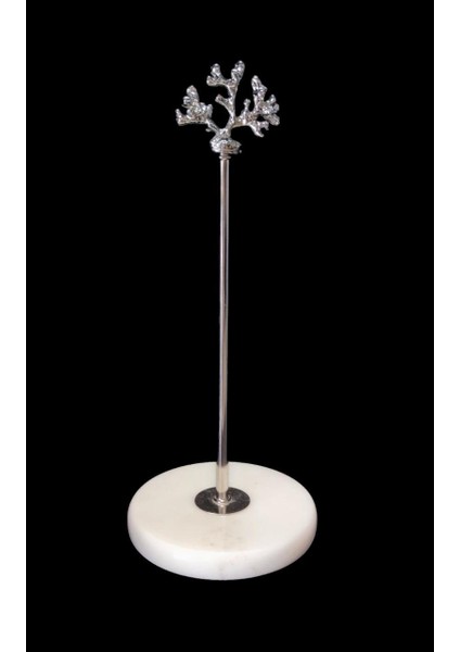 Dekoratifli Doğal Mermer Metal Mercan Rulo Havluluk & Peçetelik / Çeyizlik, Hediyelik Ev Eşyası