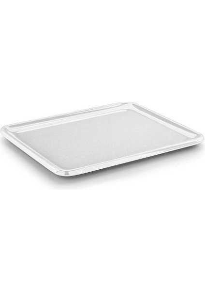 Kırılmaz 1/1 Açık Büfe Tepsi 2 Adet 32,5X53 cm Beyaz TR530W