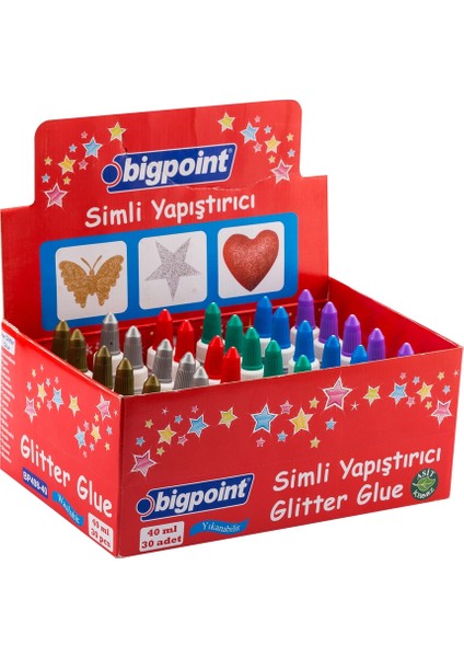 Simli Yapıştırıcı 40 ml 30'lu Stand