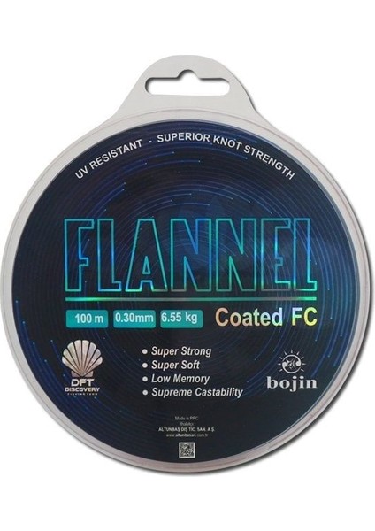 Dft Bojin Flannel FLUOROCARBON100 M 0.30 mm Misina fırsatları