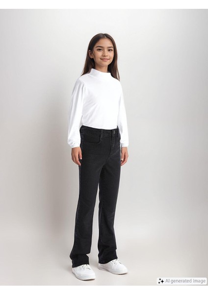 Beli Ayarlanabilir Lastikli Kız Çocuk Jean Pantolon fiyatları
