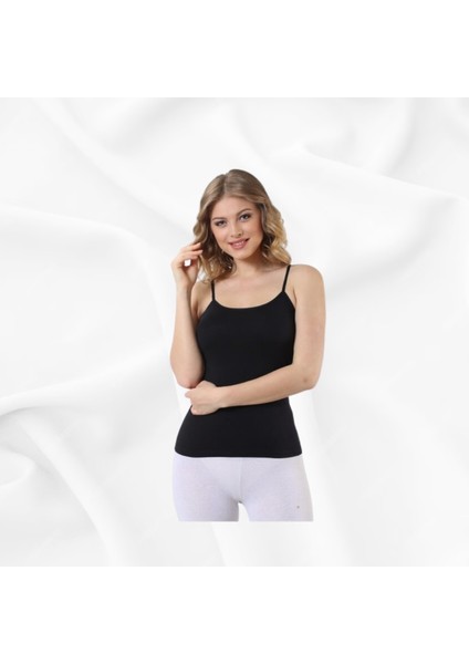 Tekli Paket Bisiklet Yaka Bambu Askılı Atlet