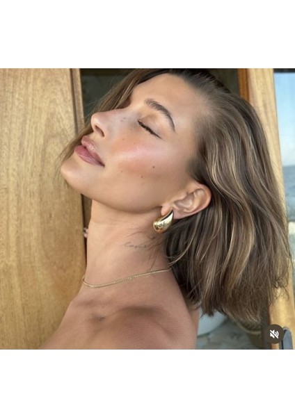 Gold Büyük Boy Bottega Damla Model Küpe fiyatları