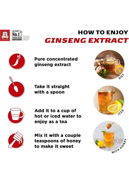 Korean Red Ginseng Extract 1.76 Oz 50 gr