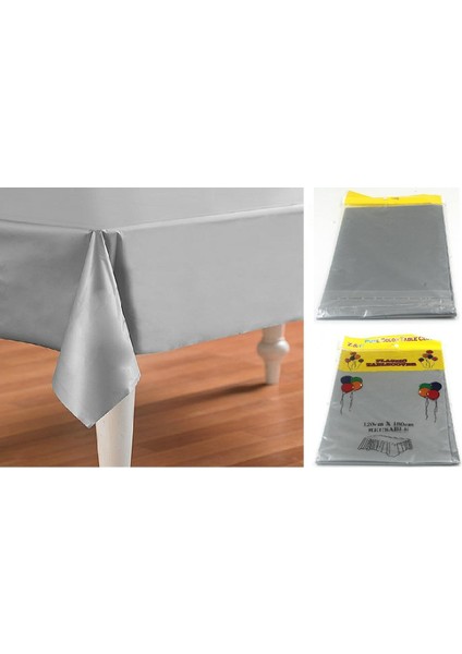 Renkli Masa Örtüsü Seti -Şık Plastik Masa Örtüsü, Canlı Renkler ve Kolay Temizlik 137*183 cm