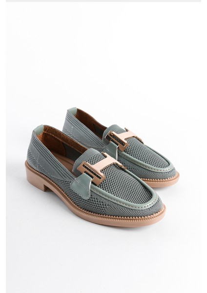 Capone Outfitters Triko H Tokalı Kadın Loafer Ayakkabı