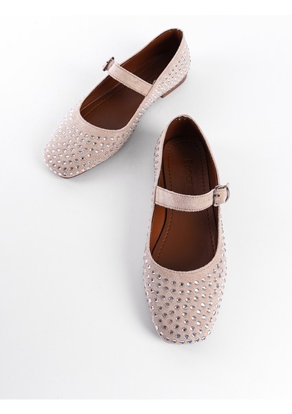 Kadın Tokalı Taşlı Mary Jane Babet fırsatları