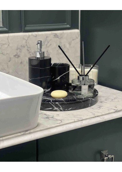 Alexander Black Mermer Banyo Seti