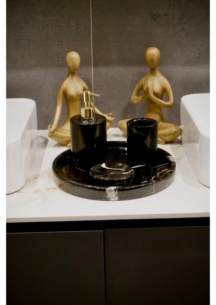 Alexander Black Mermer Banyo Seti fiyatları