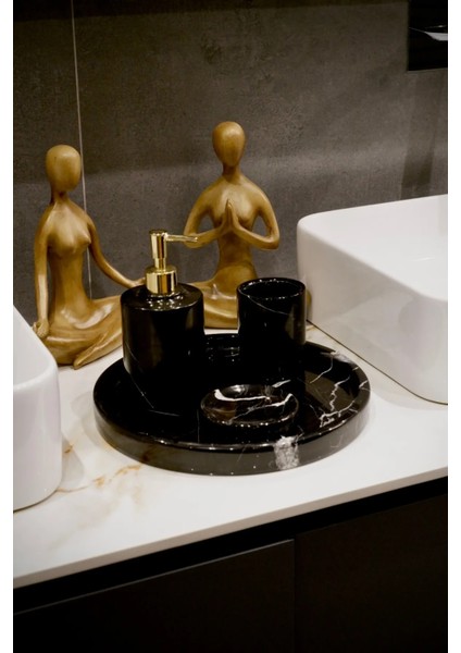 Alexander Black Mermer Banyo Seti indirimleri