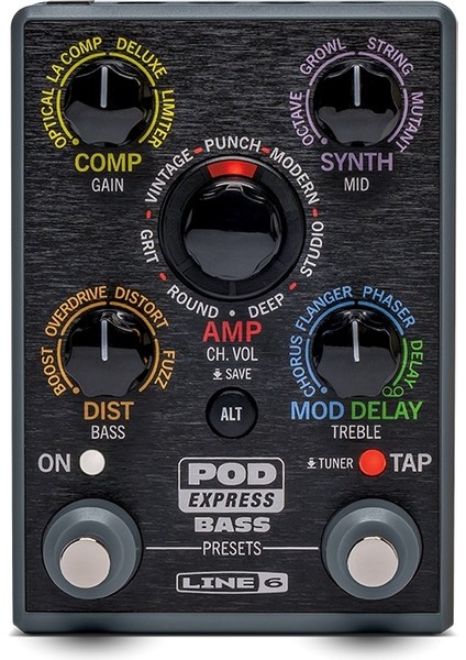 Pod Express Bass Multi Efekt Pedalı