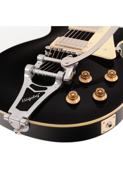 Les Paul Standard 50s Bigsby Elektro Gitar (Ebony) fırsatları