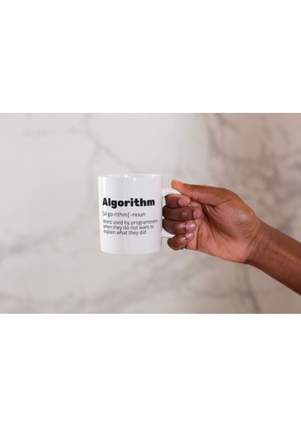 Algorithm - Mizahi Tanım Tasarımı Kupa Bardak