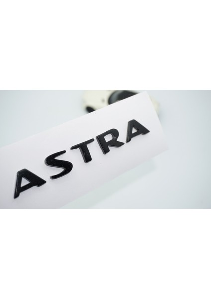 Astra Bagaj Siyah Abs Yazı Logo Amblem Opel Ile Uyumlu