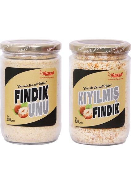 2'li Lezzet - Fındık Unu 250 G + Kıyılmış Fındık 300 G