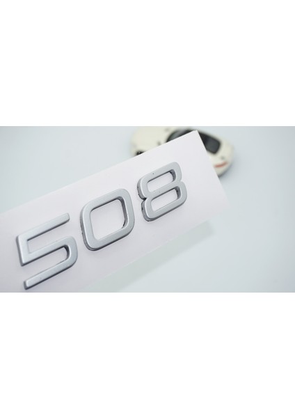 Peugeot 508 Ön Kaput 2022+ Gri Abs Logo Amblem