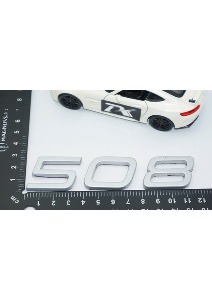 Peugeot 508 Ön Kaput 2022+ Gri Abs Logo Amblem