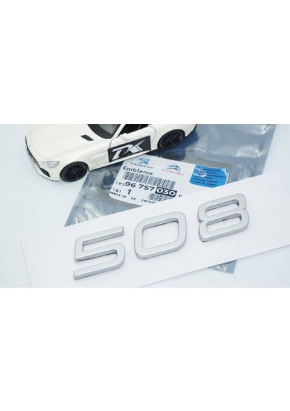 Peugeot 508 Ön Kaput 2022+ Gri Abs Logo Amblem
