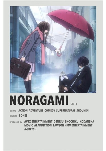 Rollas Store Noragami Anime A4 Boy Poster