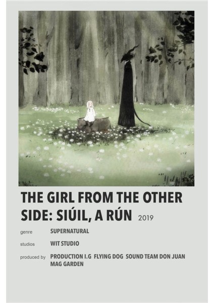 Rollas Store The Girl From The Other Side Anime A4 Boy Poster