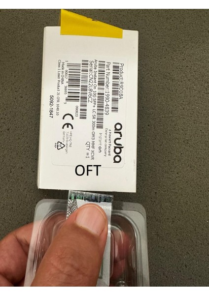 10G Sr Sfp+ R9D18A  Orjınal Kutusunda Türkiye Distribütör Garantili