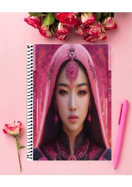 Rollas Store Blackpink Kpop Defter 1 Adet Özel Tasarım A4 Boyutu Telli Orta Boy Defter