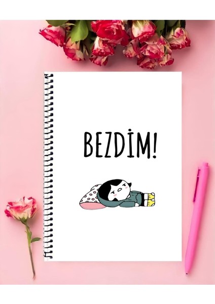 Rollas Store Bezdim A4 Boyutu Telli Defter