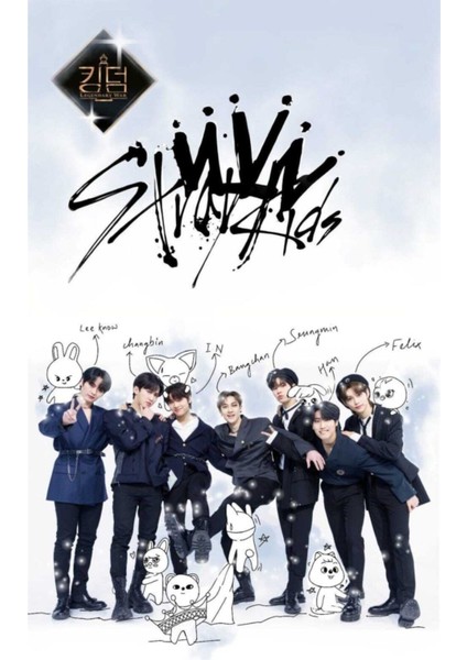 Rollas Store Stray Kids Kpop A4 Boyutunda Telli Defter