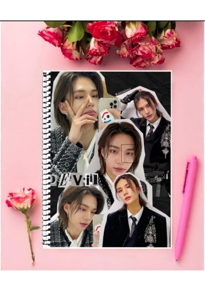 Rollas Store Stray Kids Kpop A4 Boyutunda Telli Defter