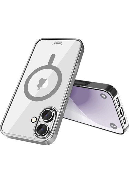 Buff iPhone 16 Plus Magsafe Slim Fit Kılıf Silver