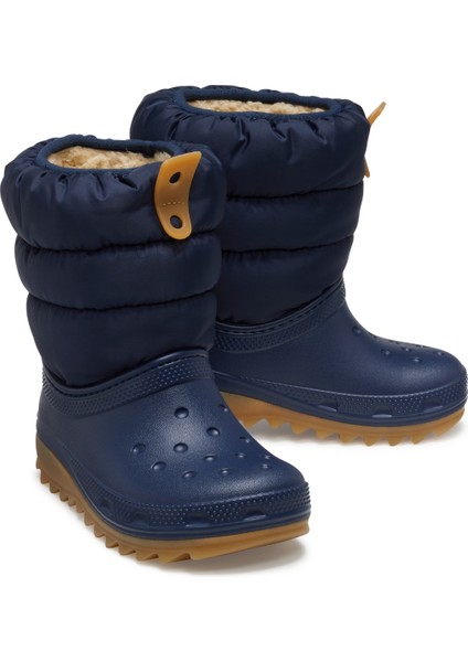 Unisex Marka Logolu Rahat Tabanlı Yünlü Şık Görünümlü Navy/gum Bot & Bootie 207683-4PQ