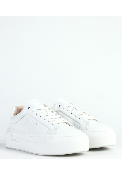 Calvin Klein Beyaz Kadın Sneaker HW0HW021180K4