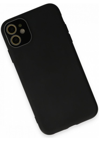 Apple iPhone 12 Kılıf Pürüzsüz Soft Yüzey Içi Kadife Kamera Lens Korumalı Lansman Glass Silikon Kapak fiyatları