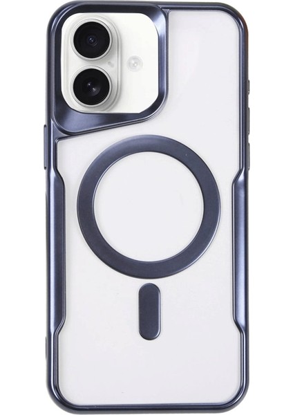 Apple iPhone 16 Plus Kılıf Darbelere Karşı Ekstra Korunaklı Lens Çerçeveli Wireless Şarj Özellikli Boyi Kapak